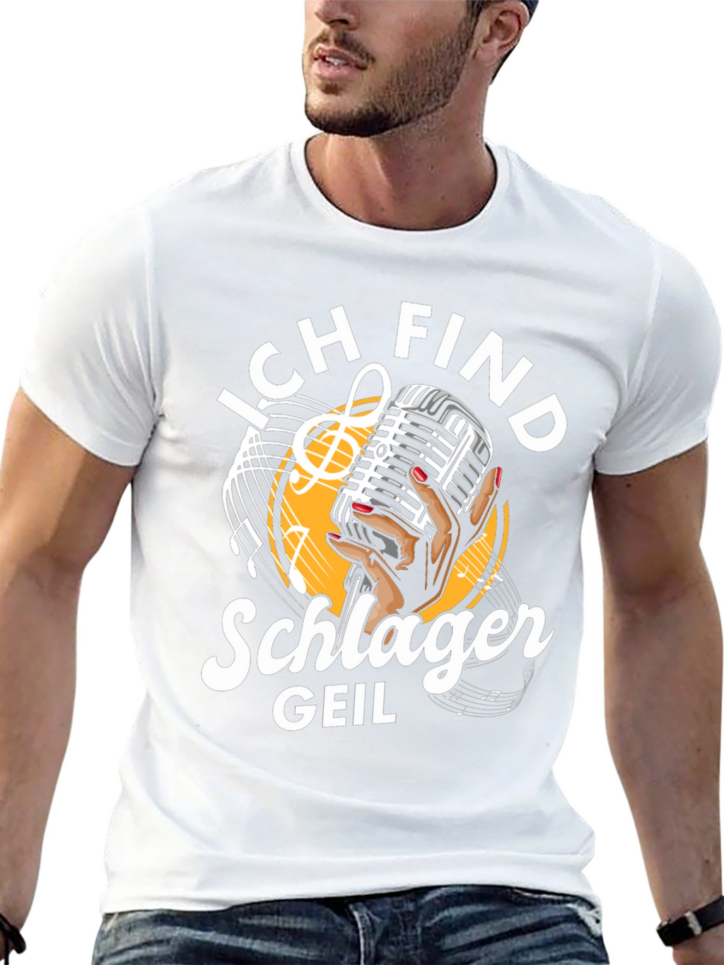 Schlager Geil T-Shirt - Music Lover Tee