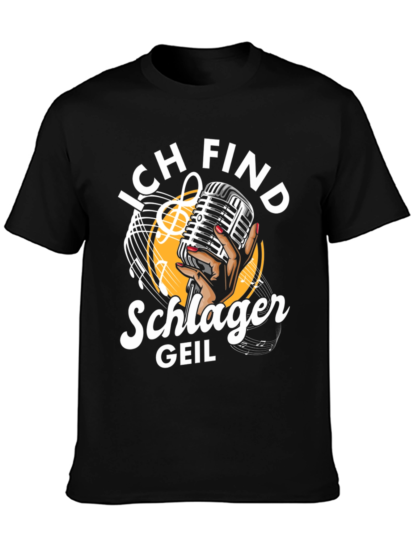 Schlager Geil T-Shirt - Music Lover Tee
