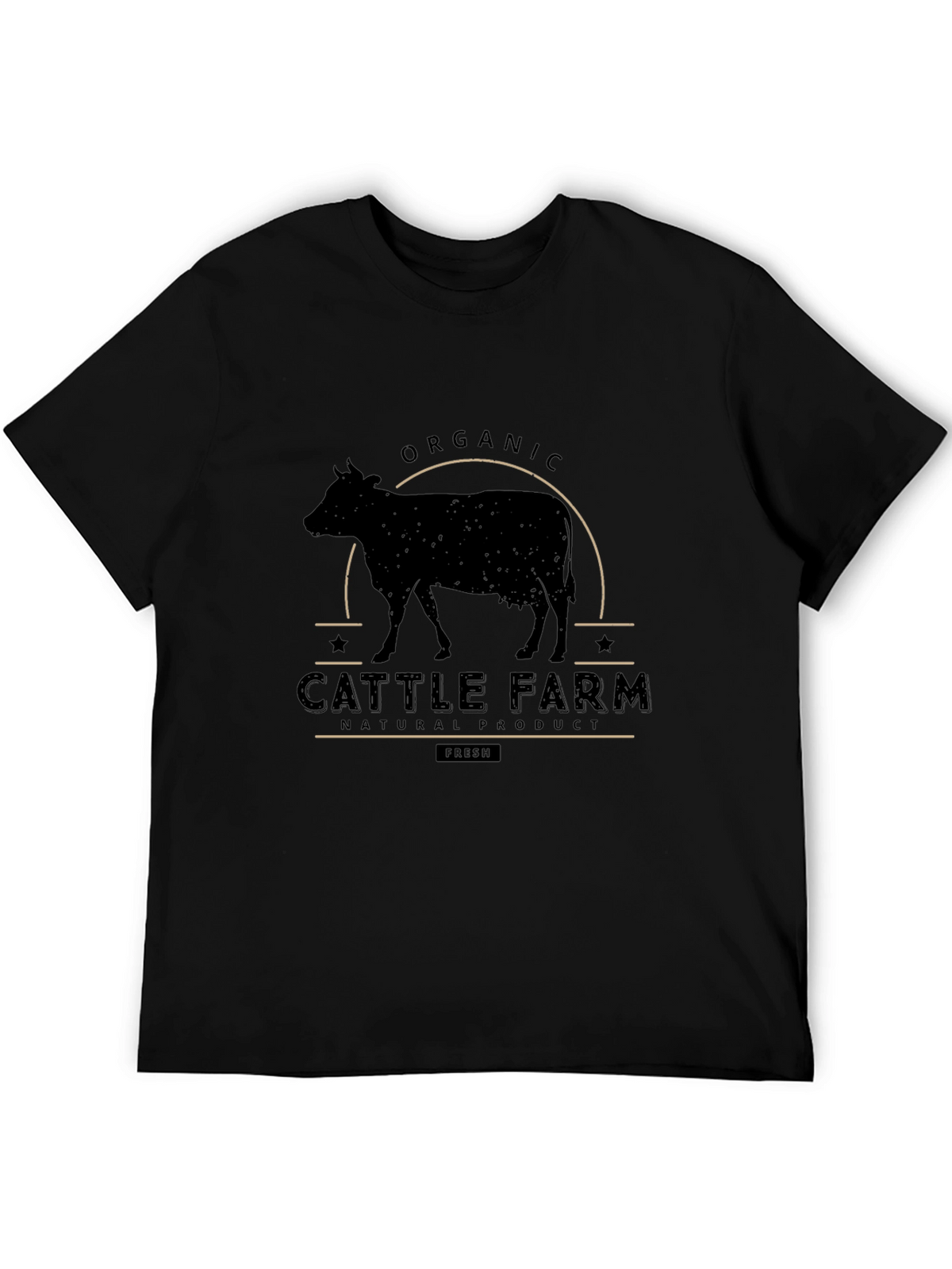 Organic Cattle Farm Graphic Tee