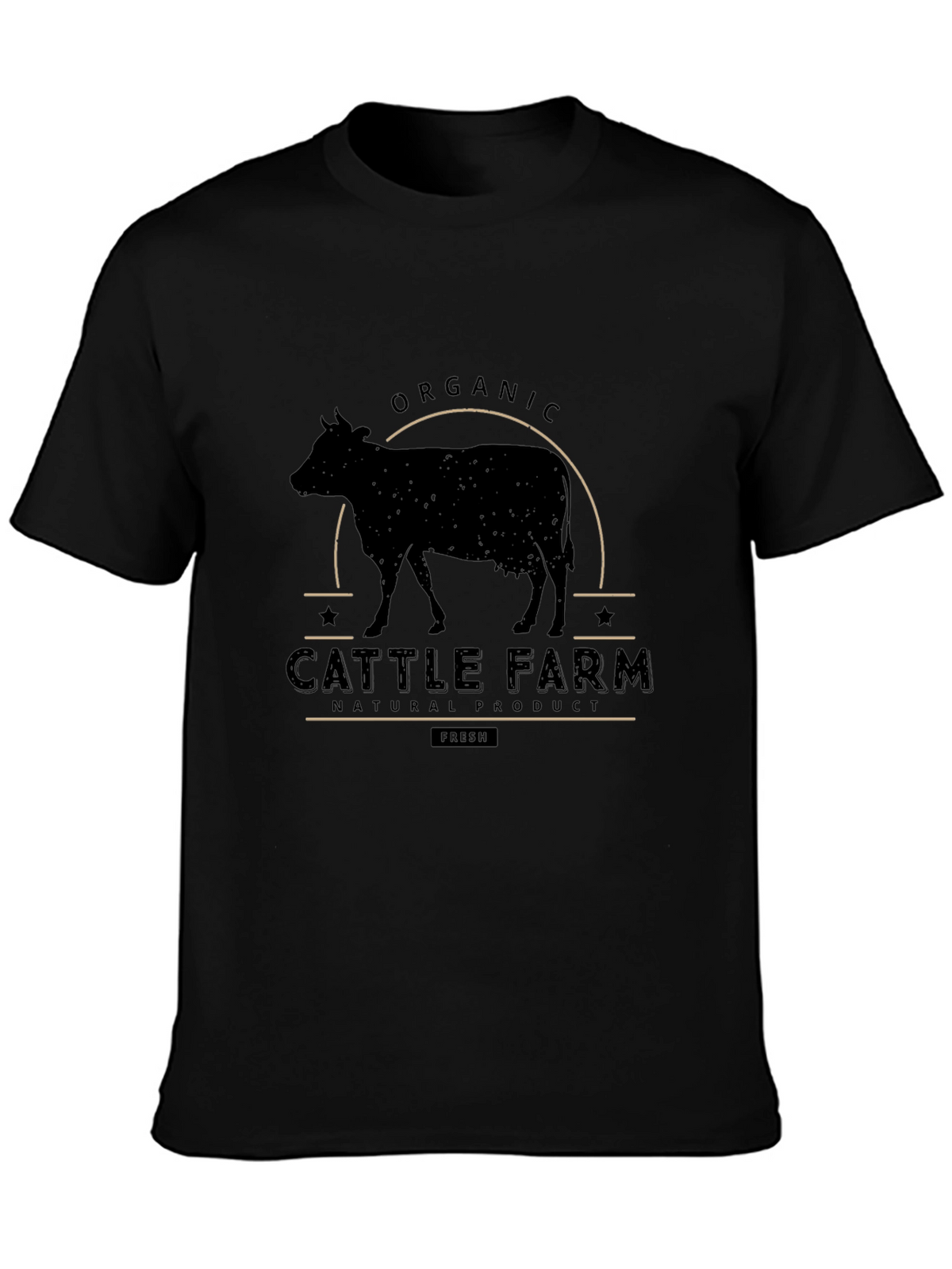 Organic Cattle Farm Graphic Tee