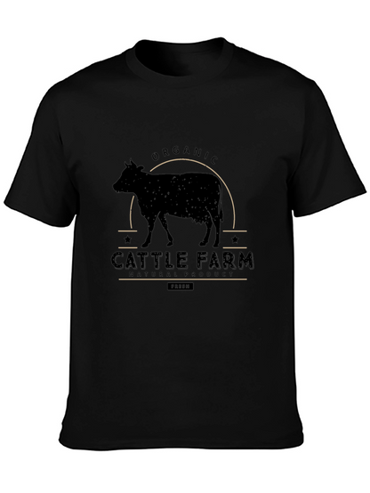 Organic Cattle Farm Graphic Tee