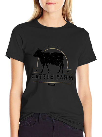 Organic Cattle Farm Graphic Tee