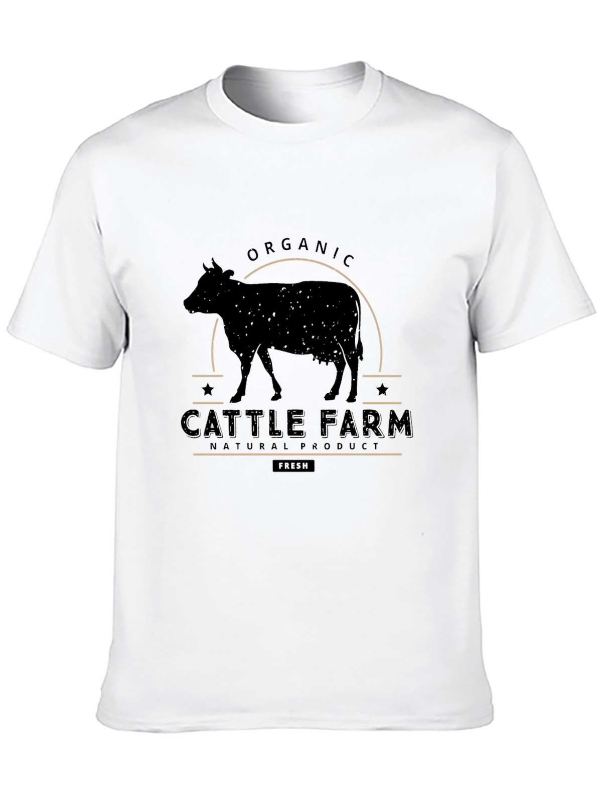 Organic Cattle Farm Graphic Tee