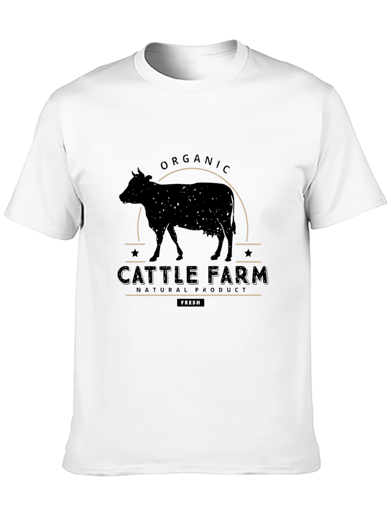 Organic Cattle Farm Graphic Tee