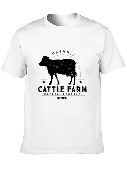 Organic Cattle Farm Graphic Tee