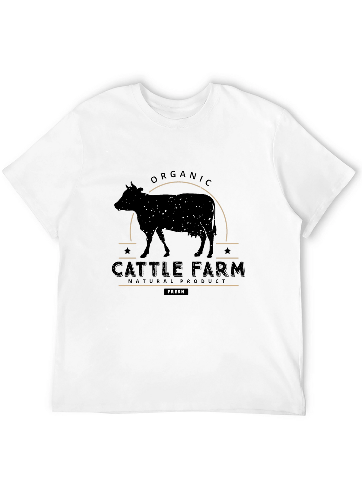 Organic Cattle Farm Graphic Tee