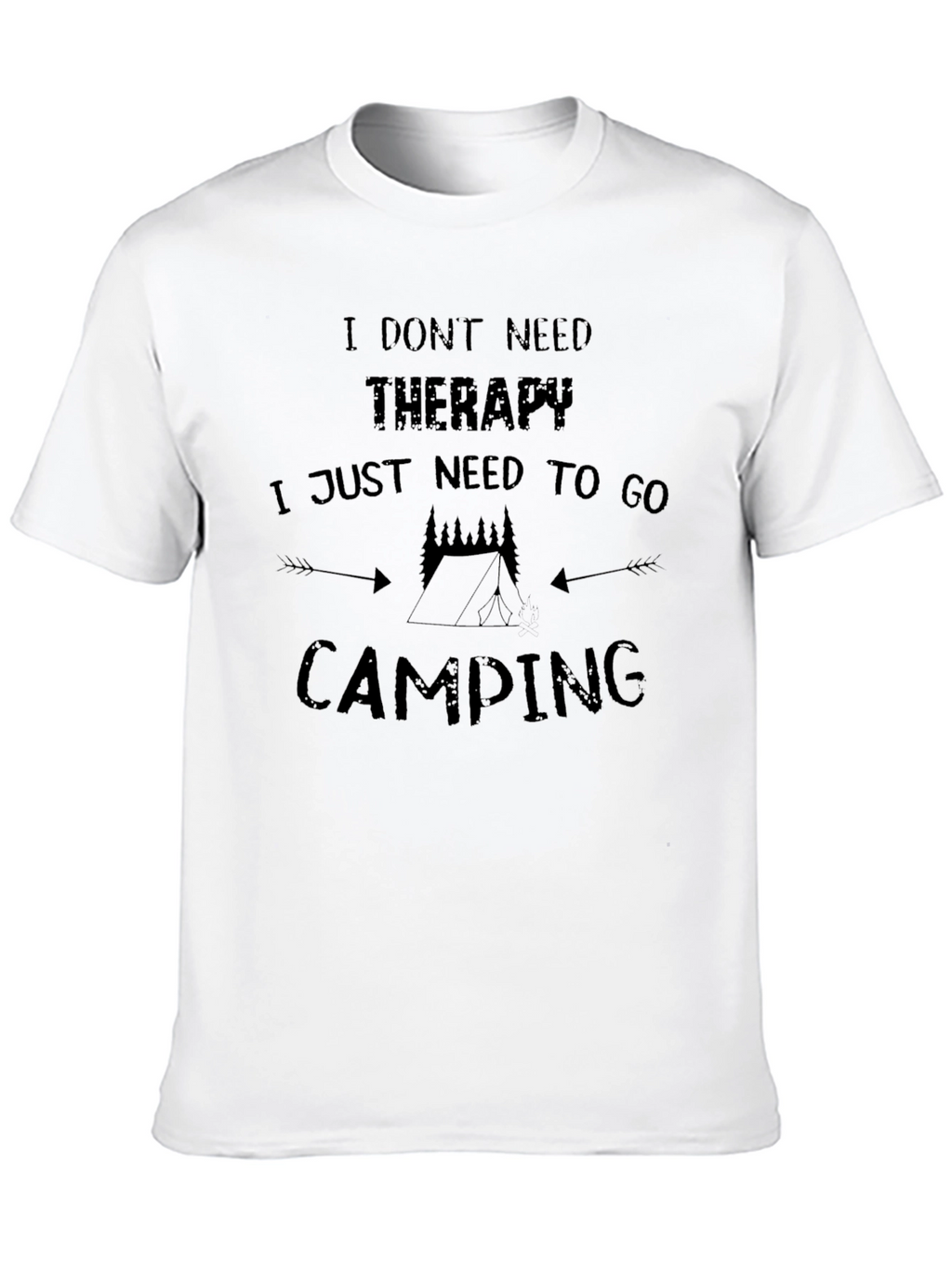 Camping Therapy Graphic T-Shirt