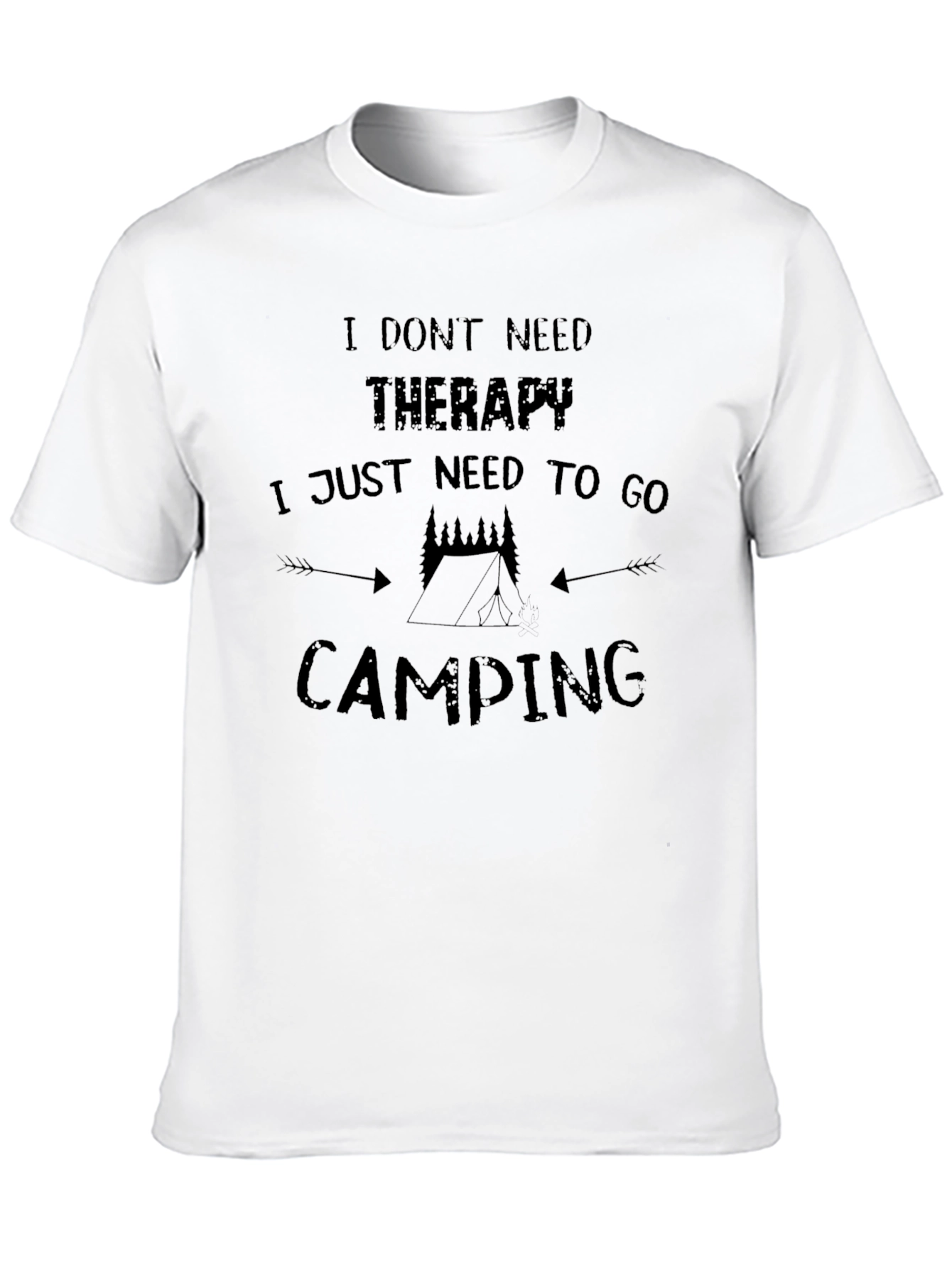 Camping Therapy Graphic T-Shirt