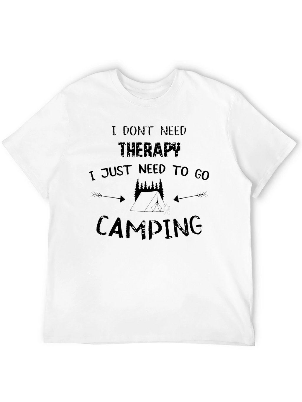 Camping Therapy Graphic T-Shirt