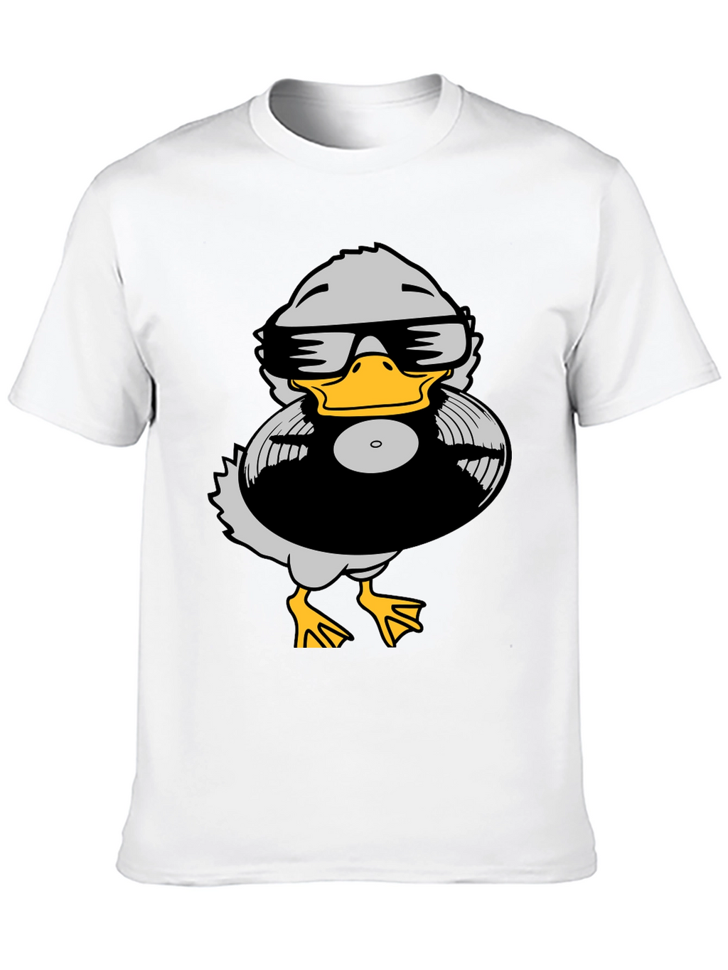 Duck DJ Graphic Tee - Black