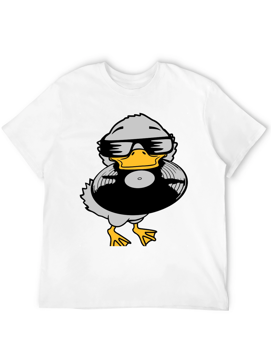 Duck DJ Graphic Tee - Black