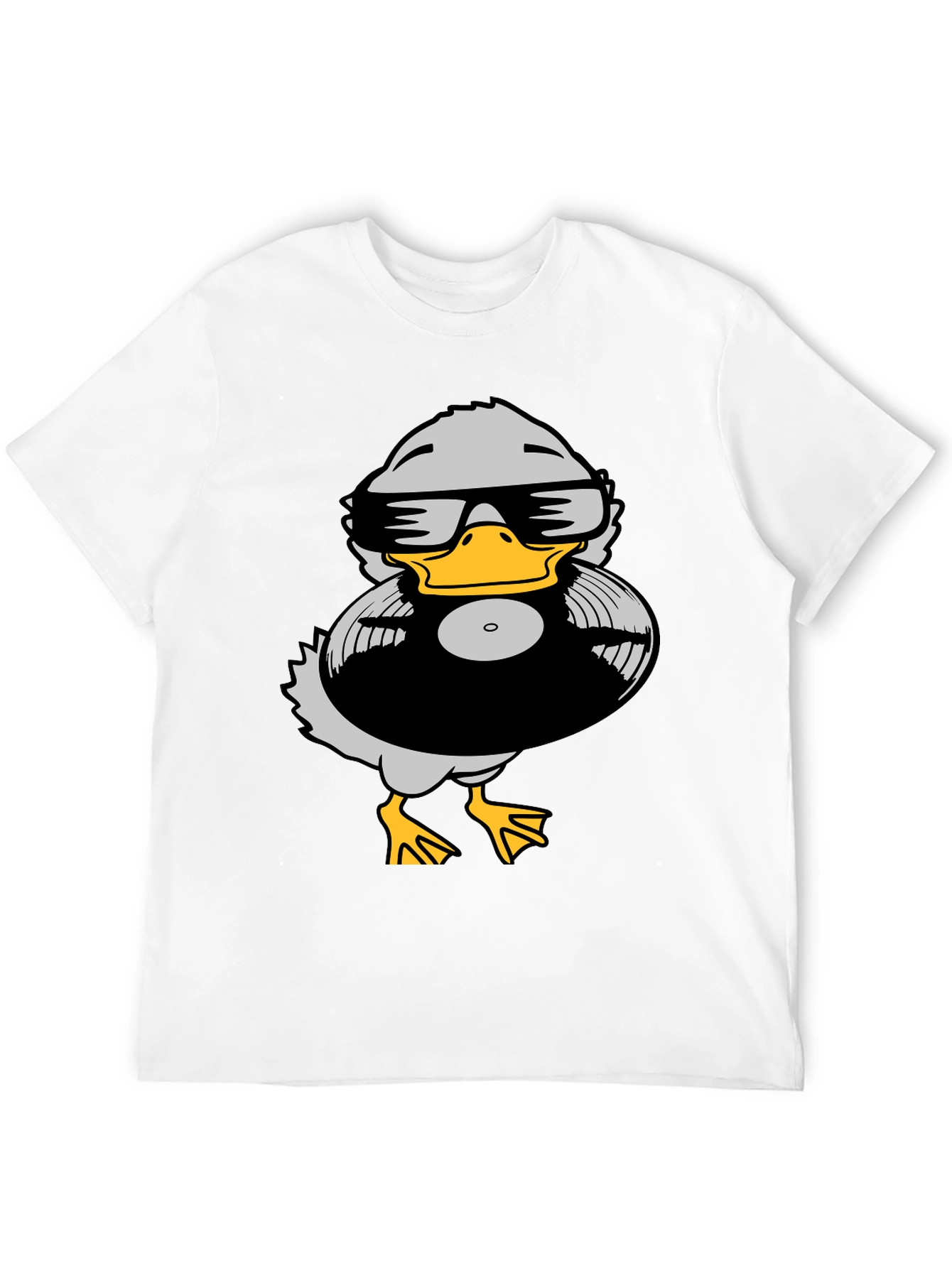 Duck DJ Graphic Tee - Black