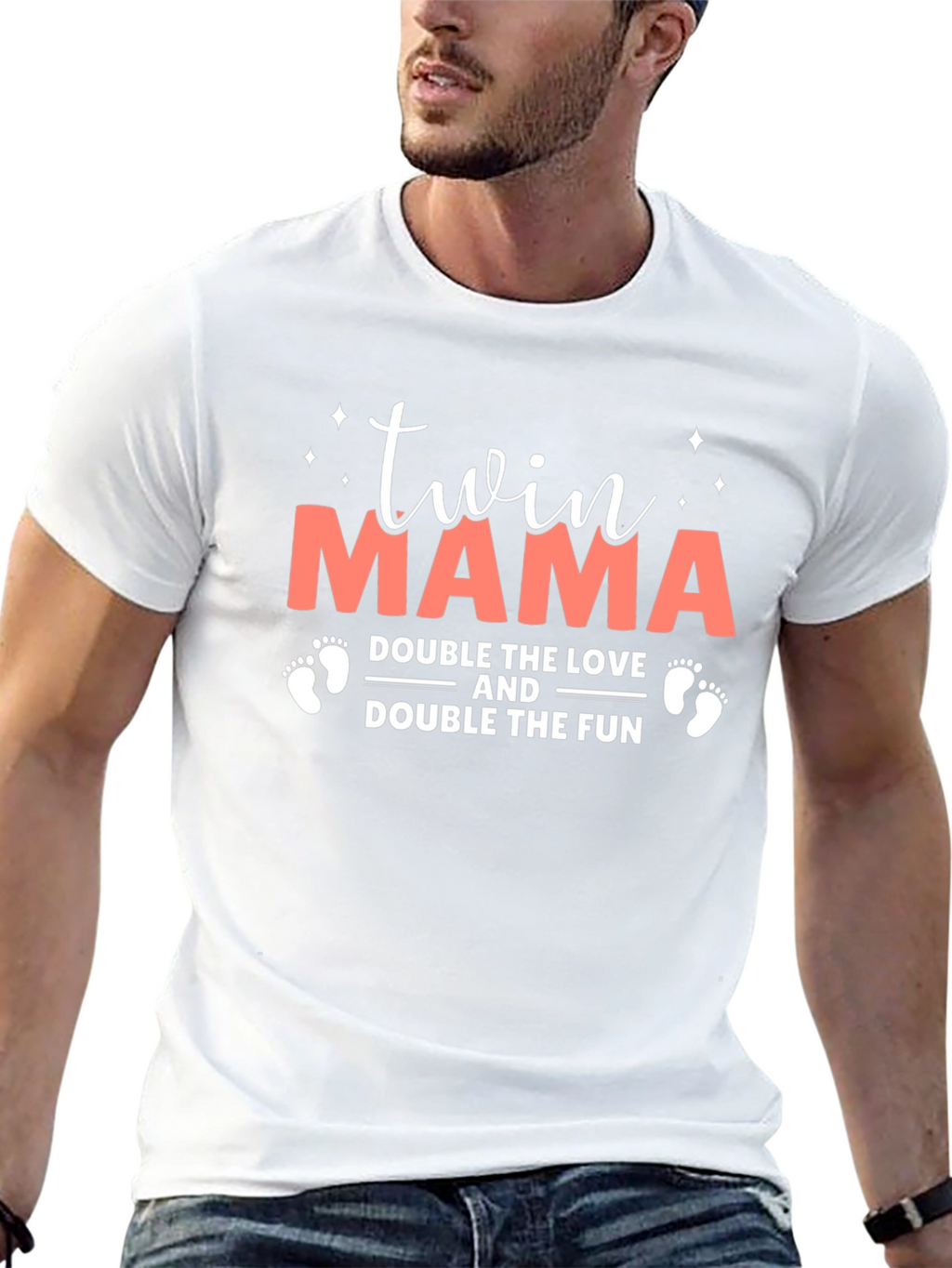 Twin Mama T-Shirt: Double the Love and Fun!
