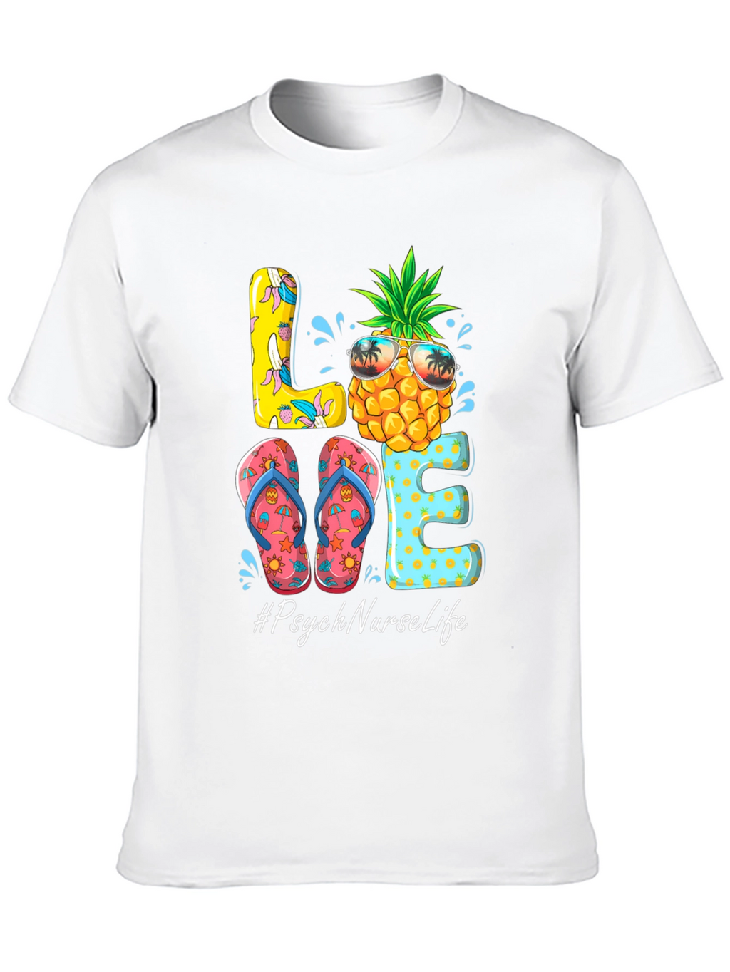Psych Nurse Life Summer T-Shirt