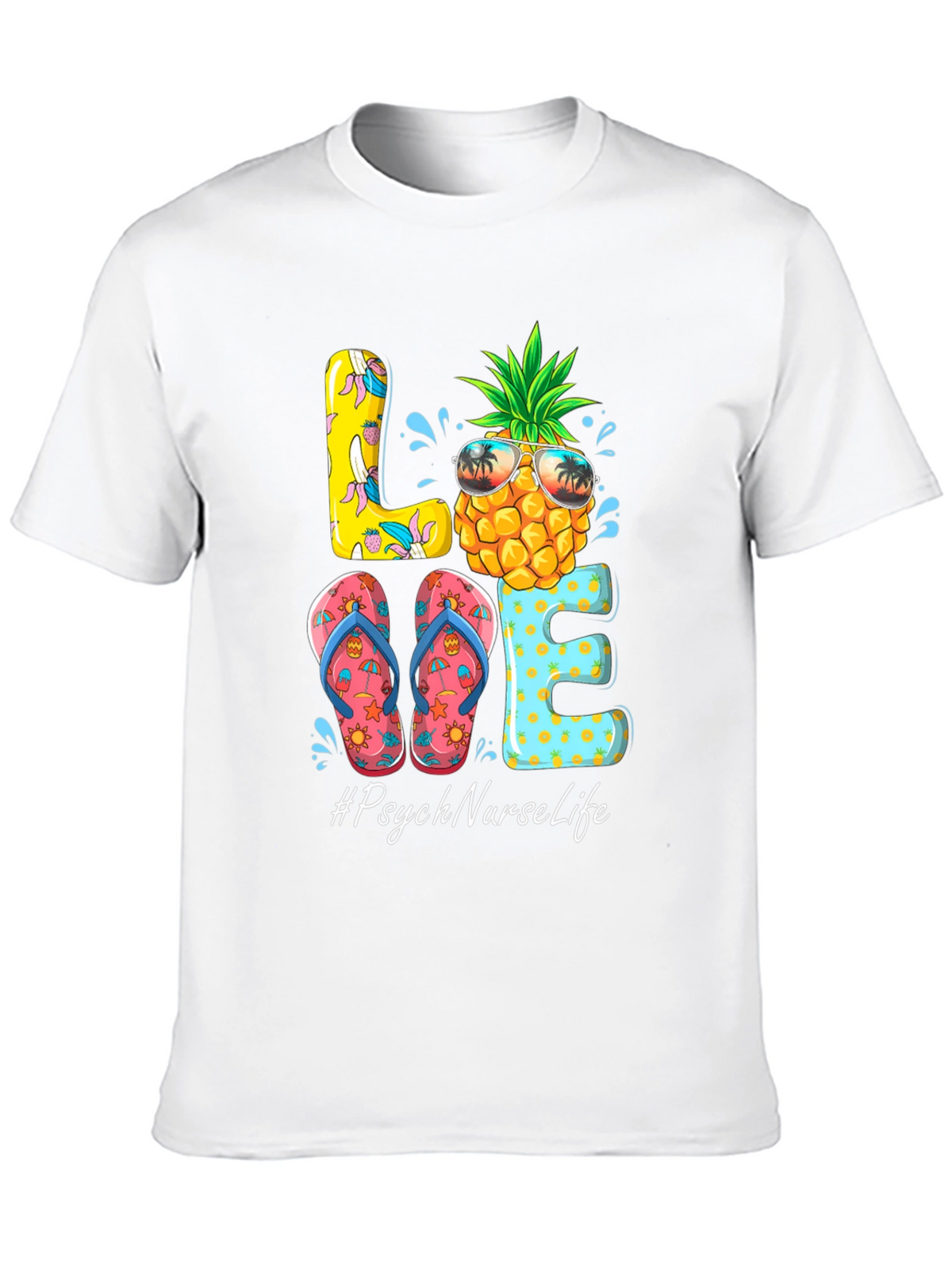 Psych Nurse Life Summer T-Shirt