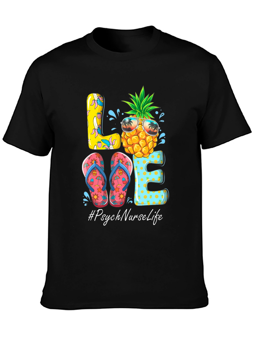 Psych Nurse Life Summer T-Shirt