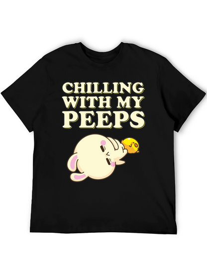 Chilling with my Peeps T-Shirt Black