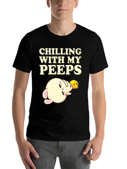 Chilling with my Peeps T-Shirt Black