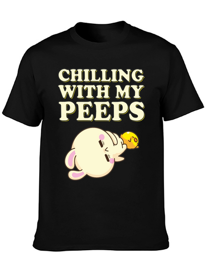 Chilling with my Peeps T-Shirt Black