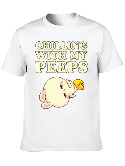 Chilling with my Peeps T-Shirt Black
