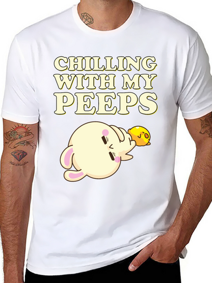 Chilling with my Peeps T-Shirt Black