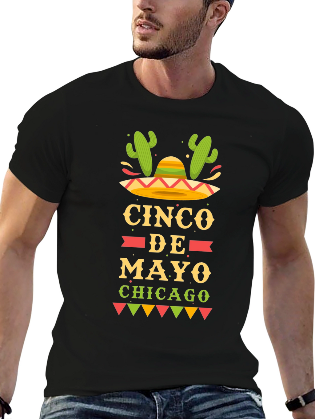 Cinco de Mayo Chicago Graphic T-Shirt
