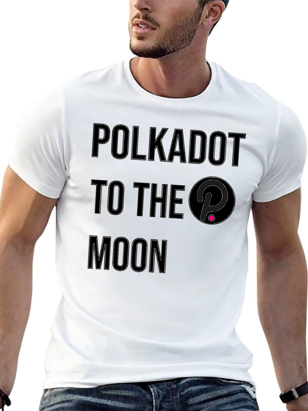 Polkadot To The Moon Crypto T-Shirt