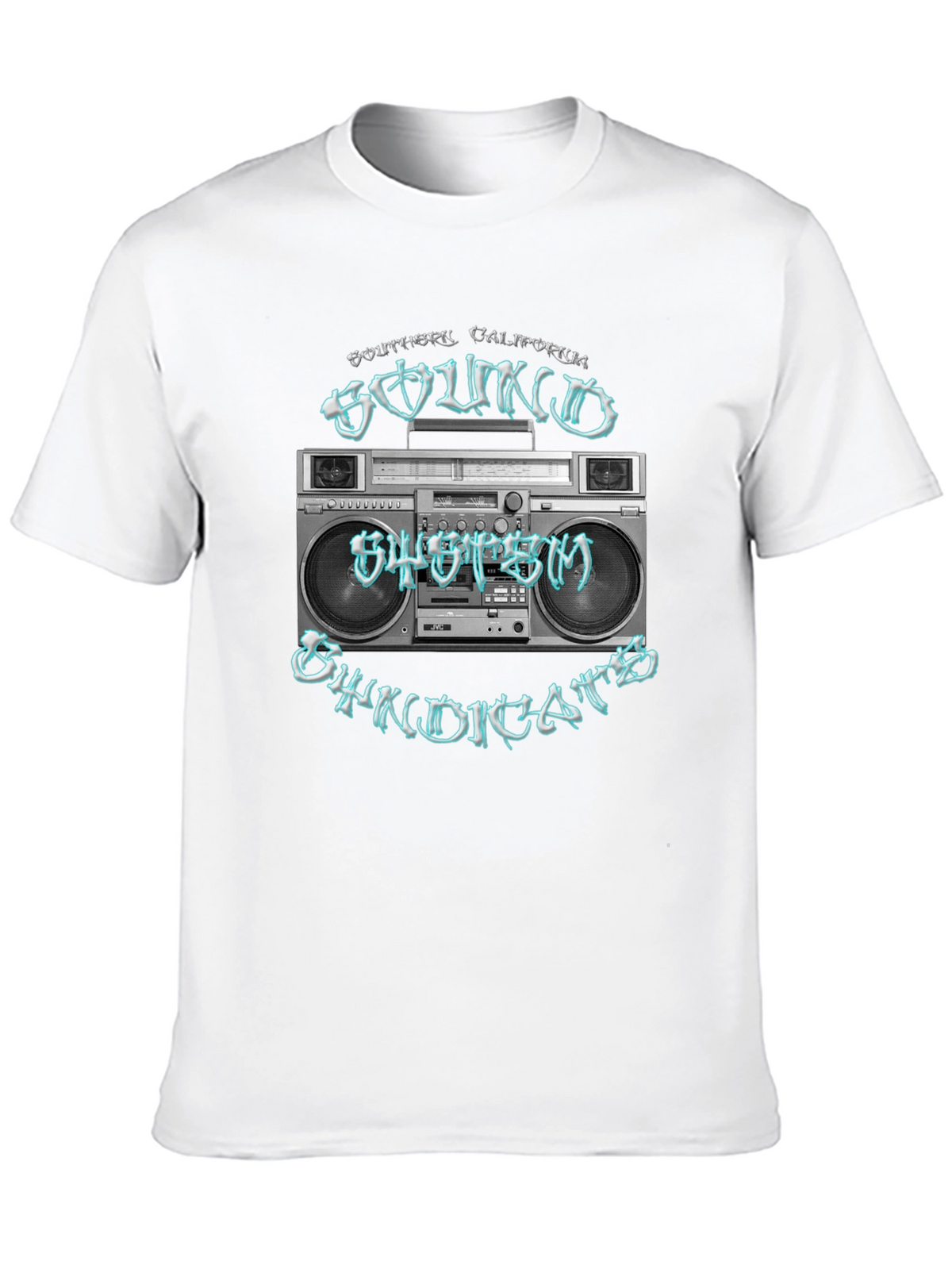 Retro Boombox T-Shirt - Southern California Sound System