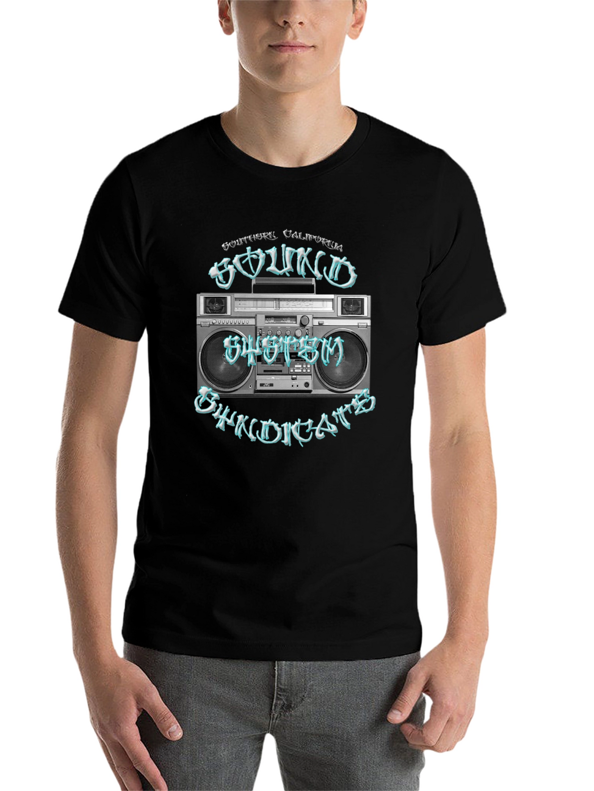 Retro Boombox T-Shirt - Southern California Sound System