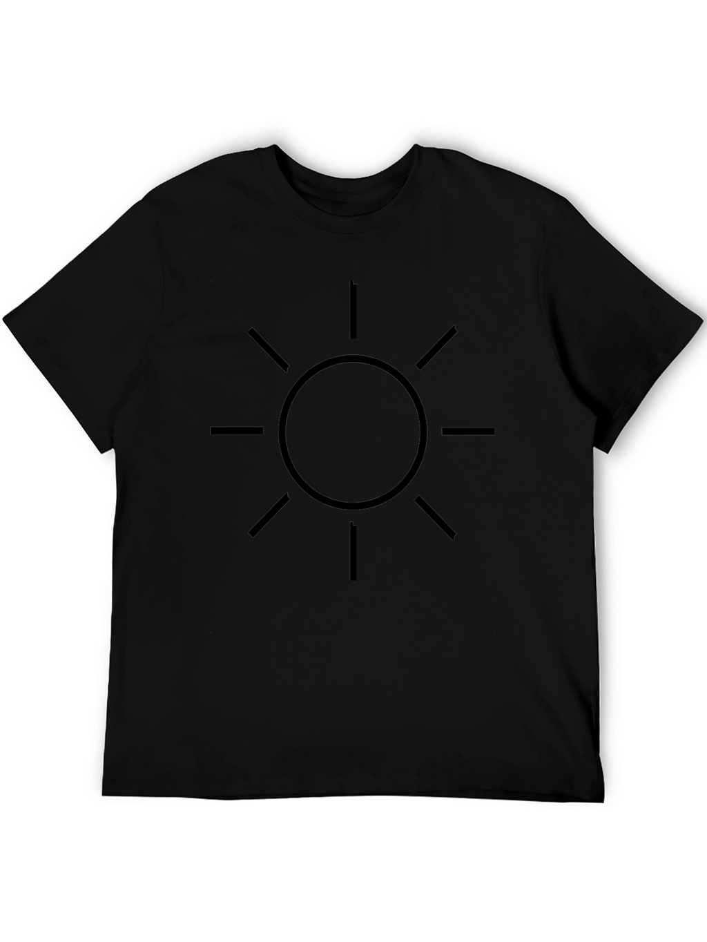 Sun Graphic Black T-Shirt