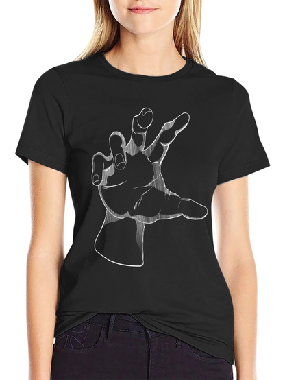 Hand Graphic Black T-Shirt