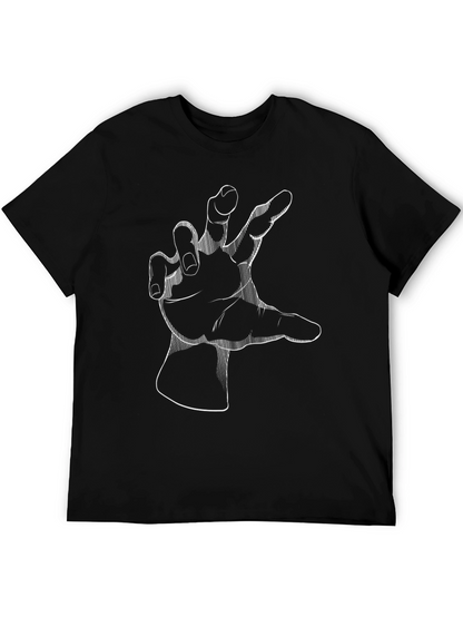 Hand Graphic Black T-Shirt