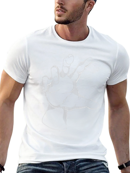 Hand Graphic Black T-Shirt