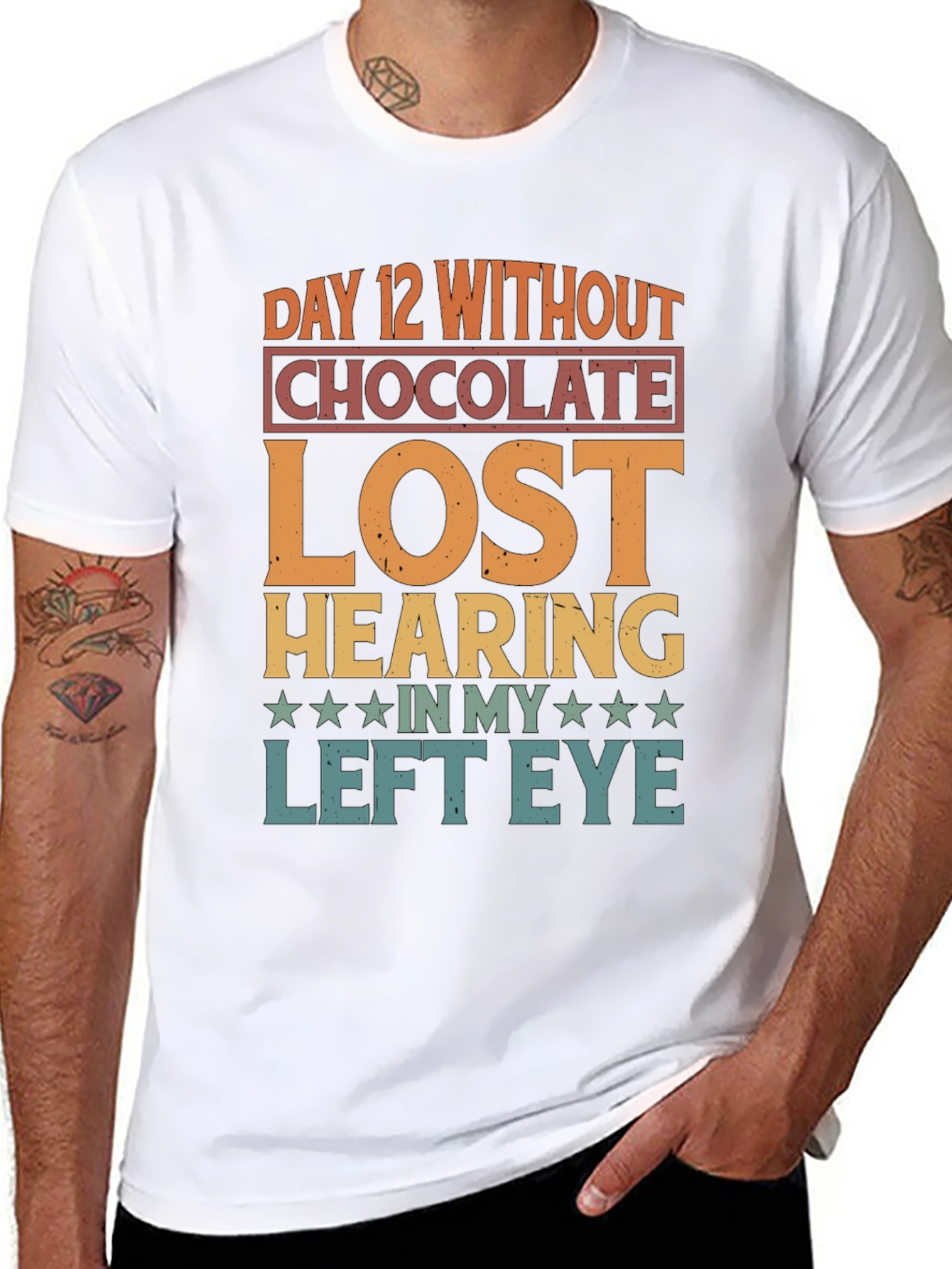 Funny Chocolate Withdrawal Graphic T-Shirt