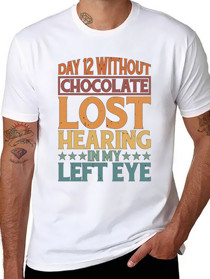Funny Chocolate Withdrawal Graphic T-Shirt