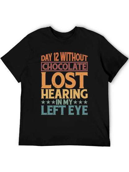 Funny Chocolate Withdrawal Graphic T-Shirt