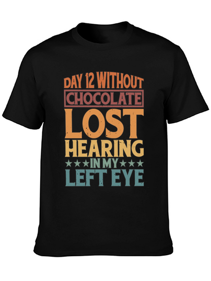 Funny Chocolate Withdrawal Graphic T-Shirt
