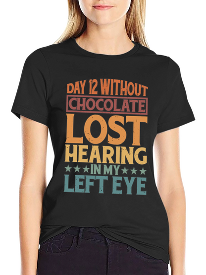 Funny Chocolate Withdrawal Graphic T-Shirt