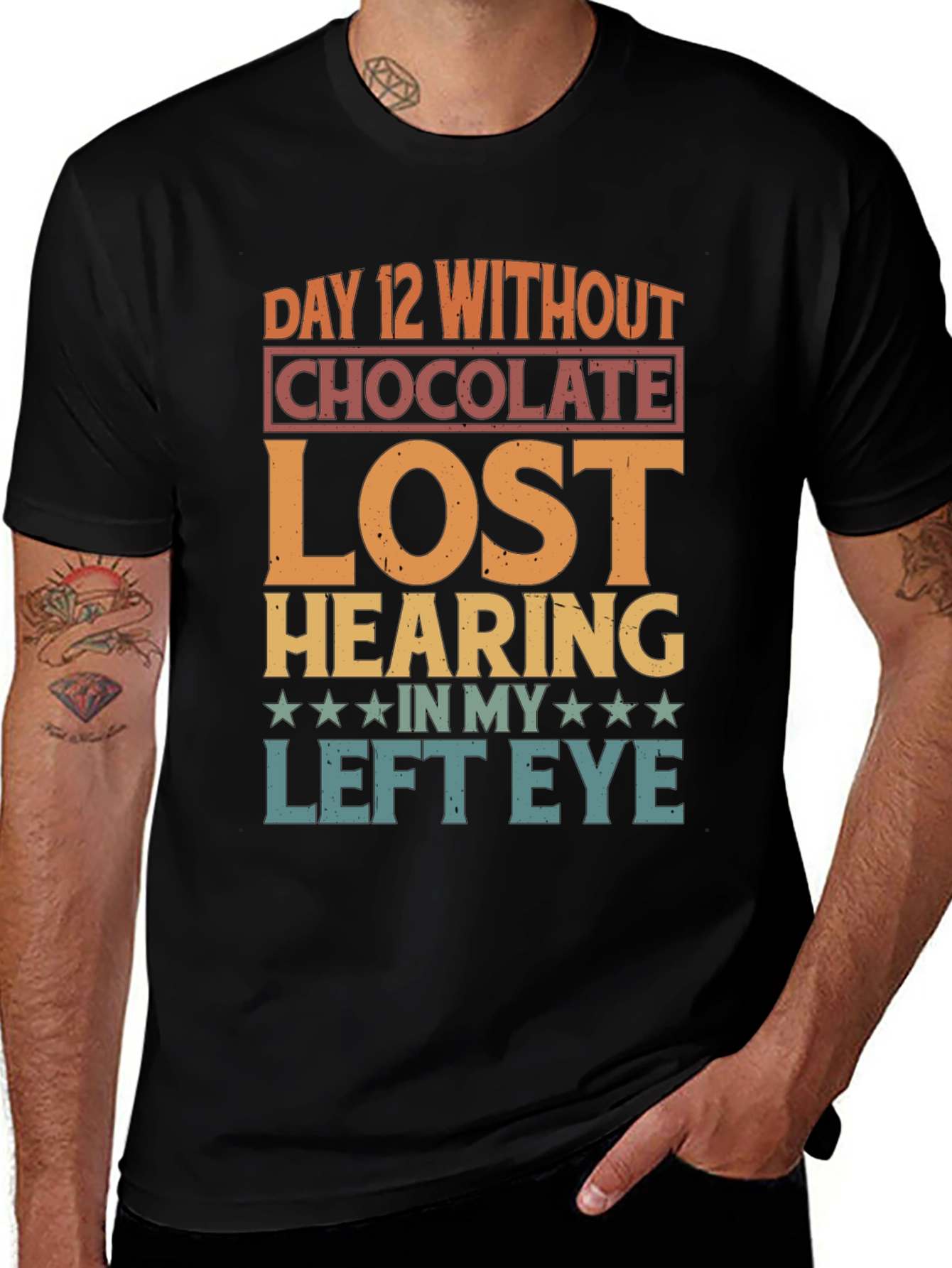 Funny Chocolate Withdrawal Graphic T-Shirt