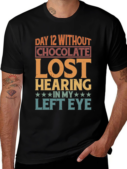 Funny Chocolate Withdrawal Graphic T-Shirt