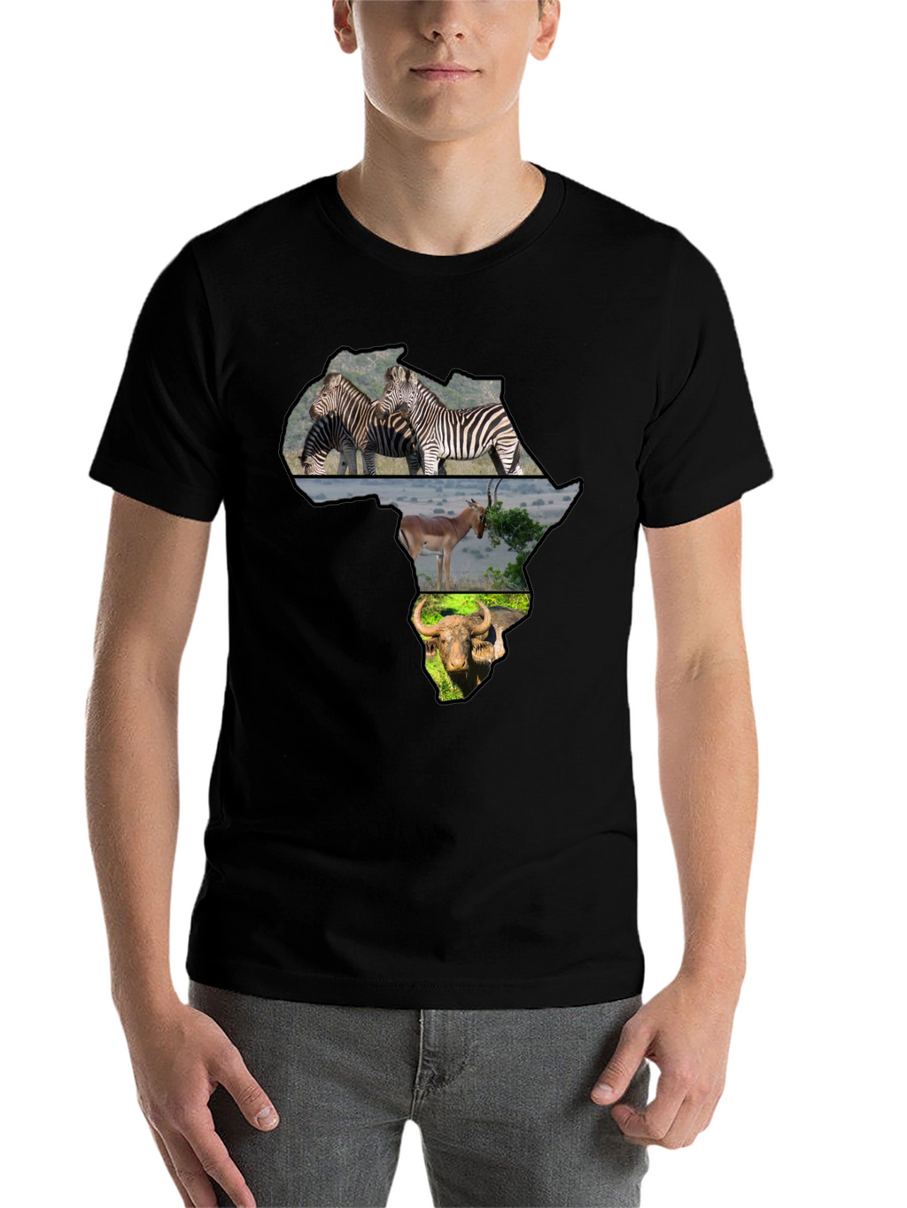African Animals Graphic T-Shirt