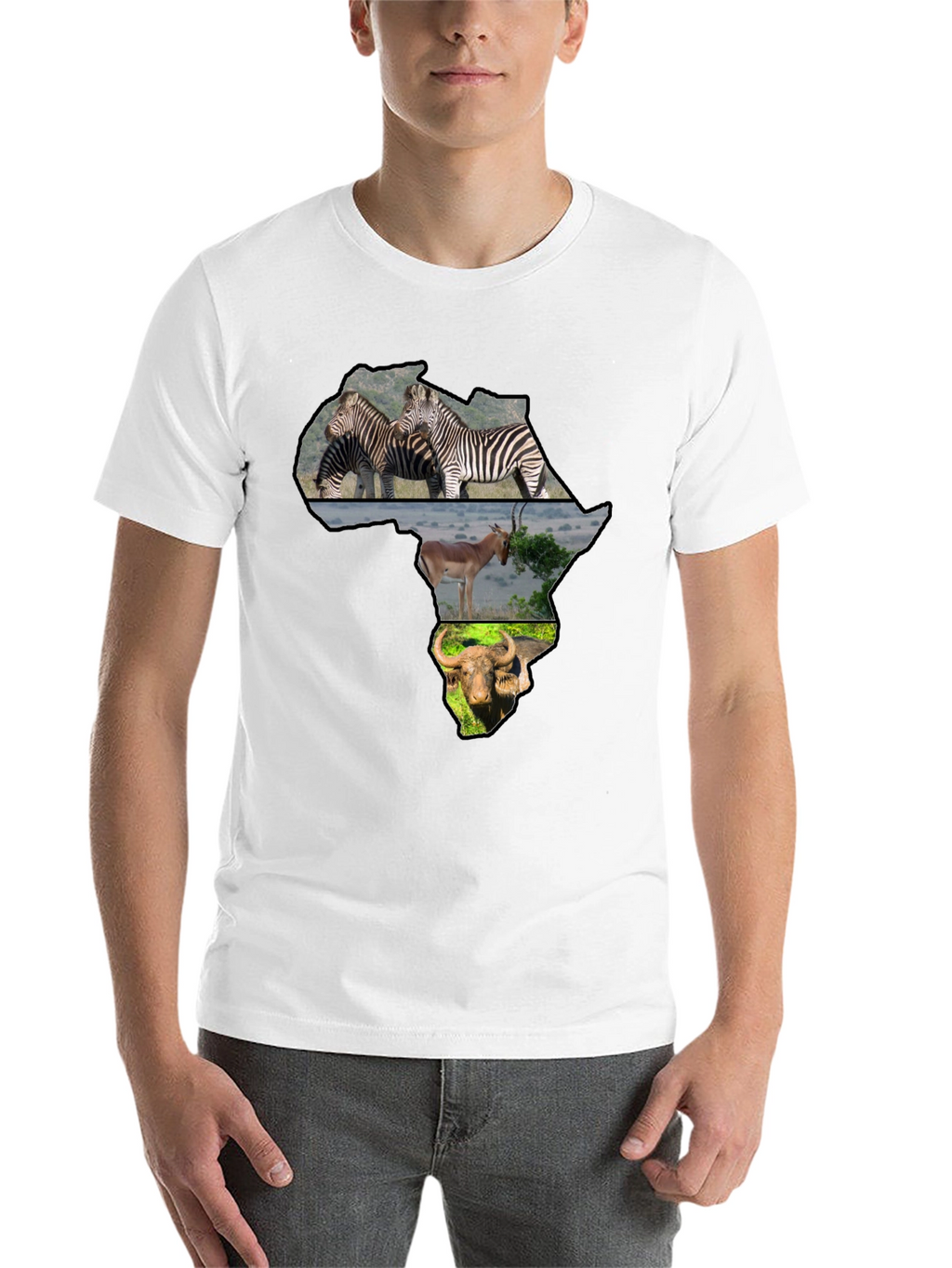 African Animals Graphic T-Shirt
