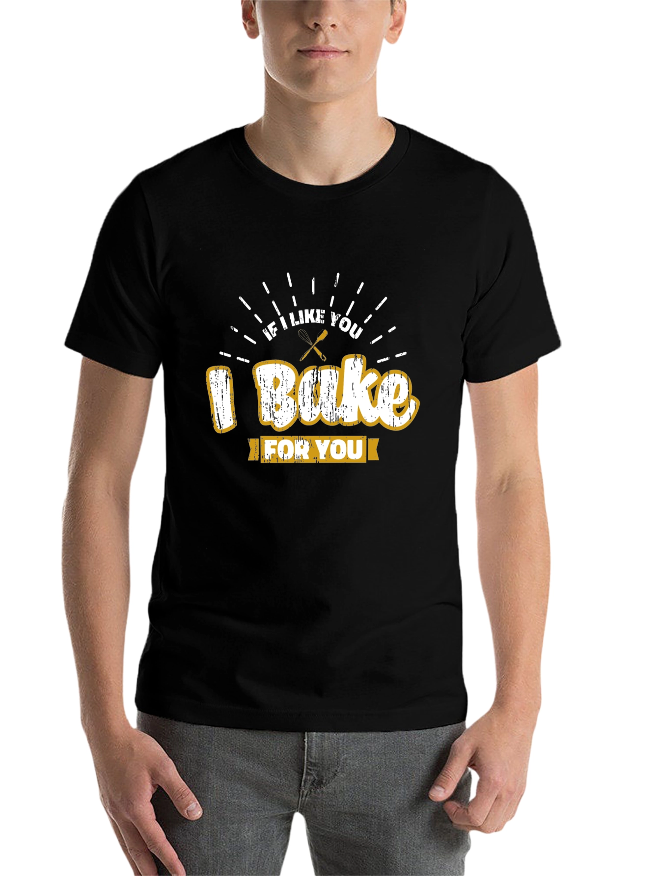 I Bake For You T-Shirt Novelty Graphic Tee