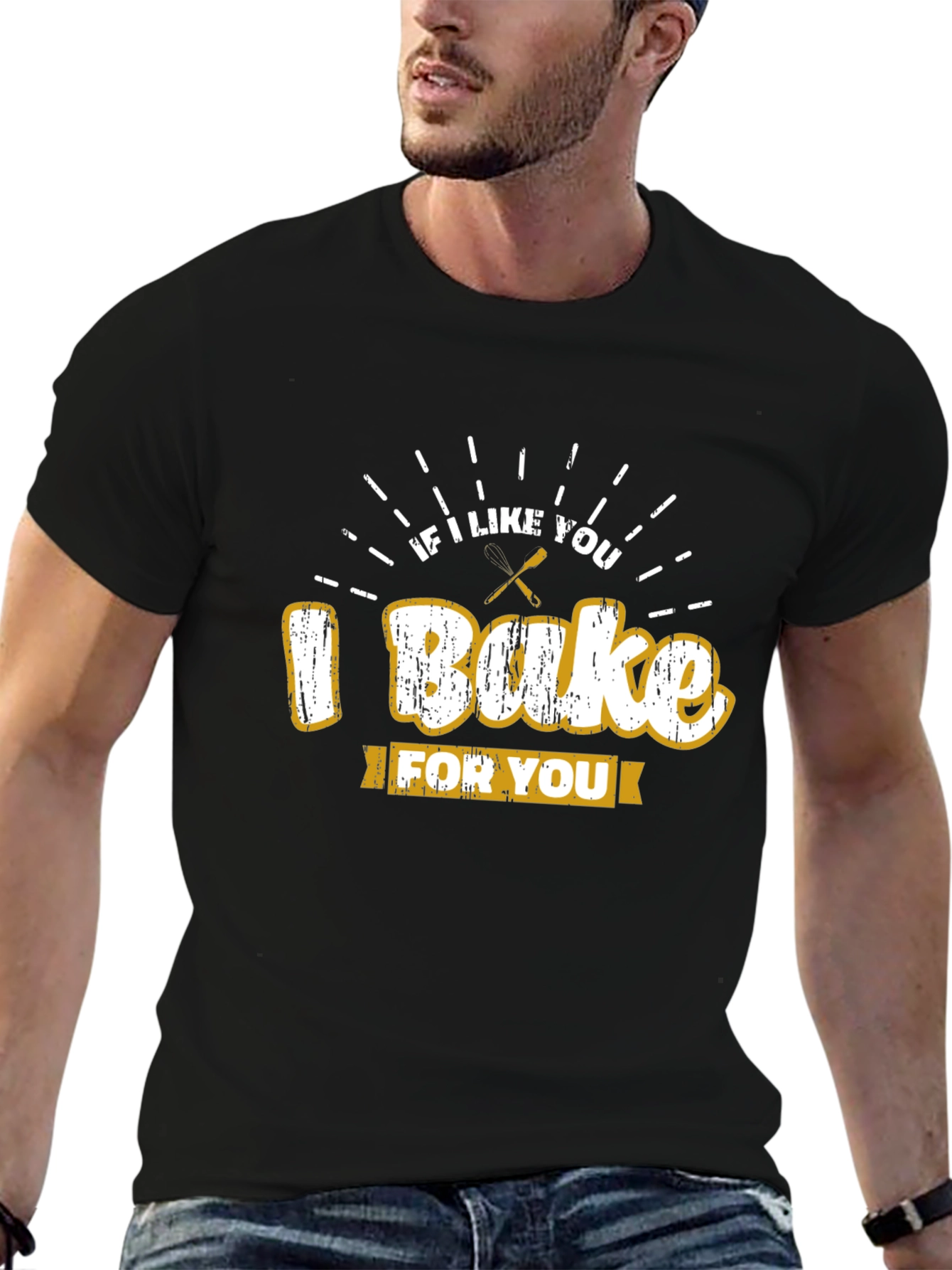 I Bake For You T-Shirt Novelty Graphic Tee
