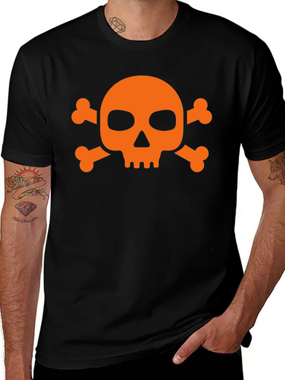 Skull & Crossbones Graphic T-Shirt - Mens Black Tee