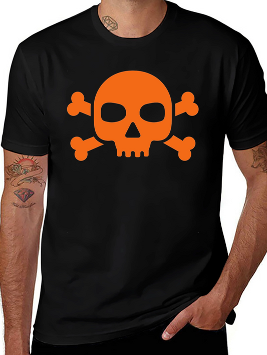 Skull & Crossbones Graphic T-Shirt - Mens Black Tee