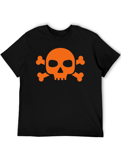 Skull & Crossbones Graphic T-Shirt - Mens Black Tee