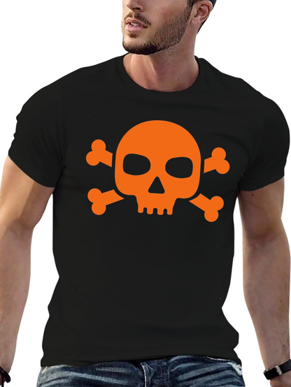 Skull & Crossbones Graphic T-Shirt - Mens Black Tee