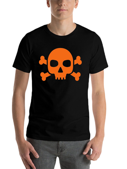 Skull & Crossbones Graphic T-Shirt - Mens Black Tee