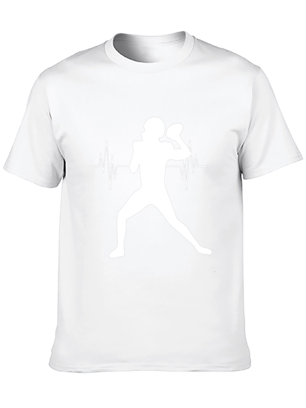 Football Heartbeat T-Shirt: Passion on Display